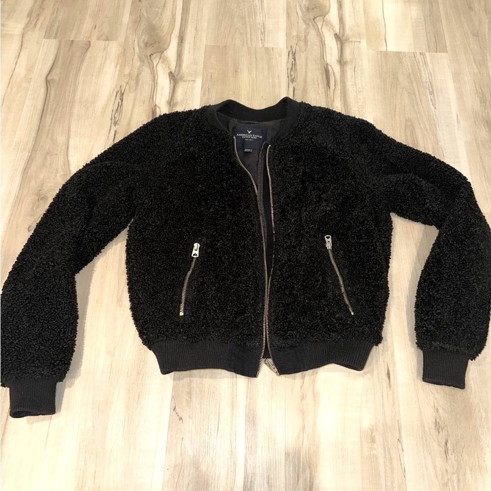 Cropped Fleece Jacket